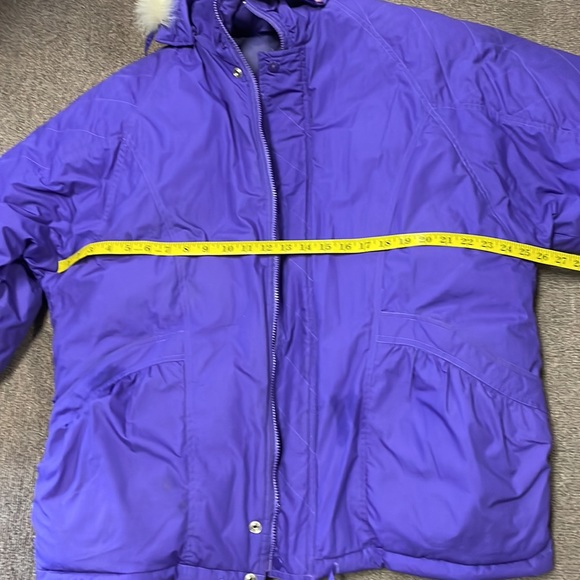 Vintage Fleet Street ski coat puffer with fur lined hood - Picture 12 of 12